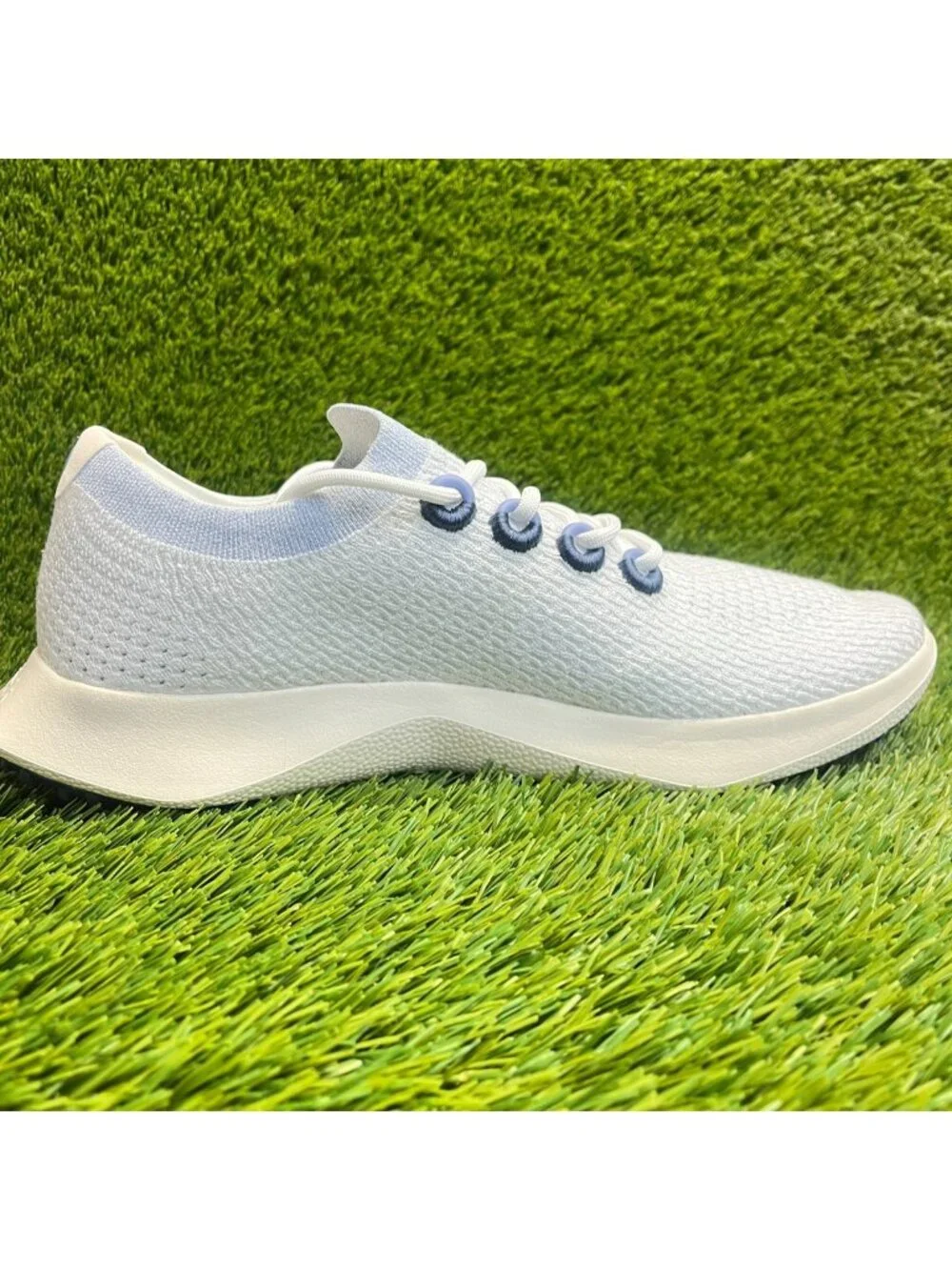 Allbirds Tree Dasher 2 Mens Size 12.5 Blue White Athletic Running Shoes Sneakers - Picture 4 of 11